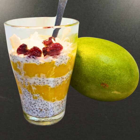 gesunder Nachtisch,Kokos,Chia-Pudding,gesund,lecker,Nachtisch