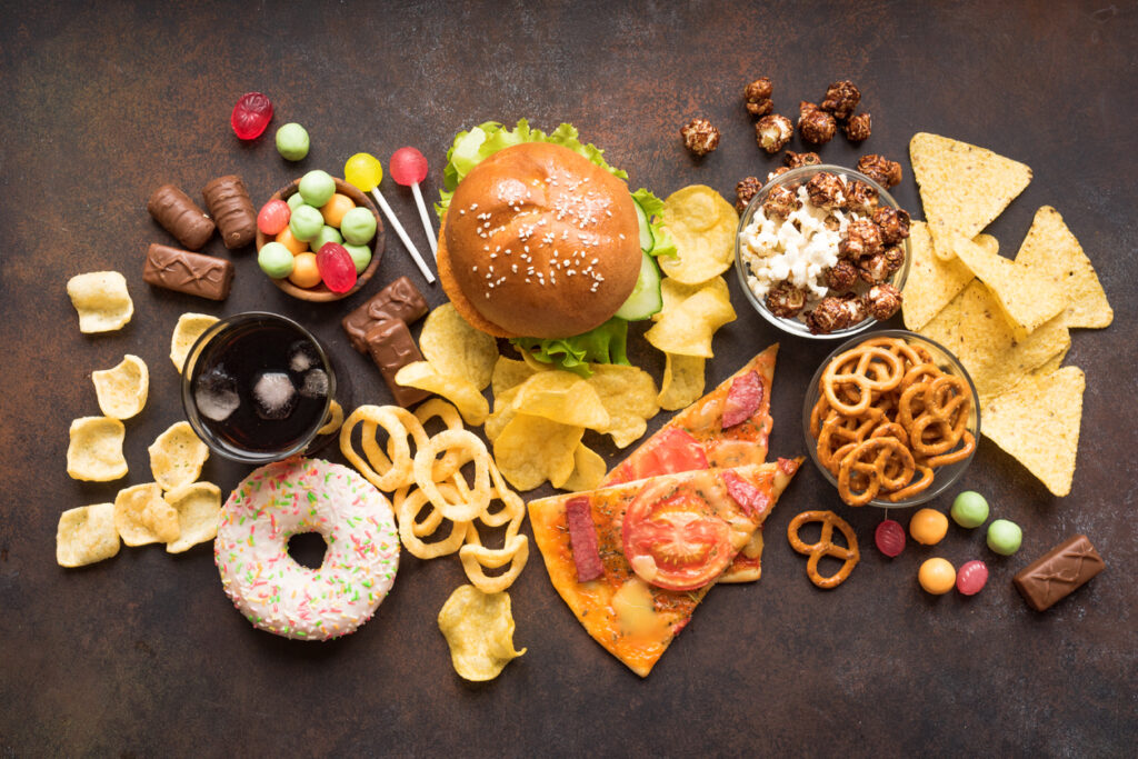 ungesundes Essen, falsch Ernährung Diabetes