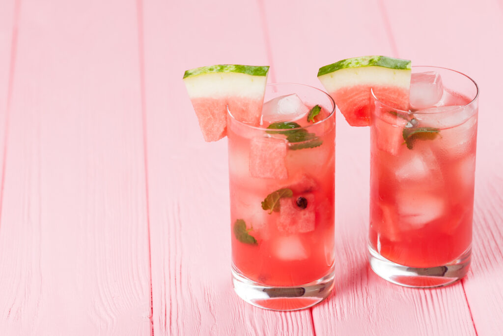 Wassermelone, Glas