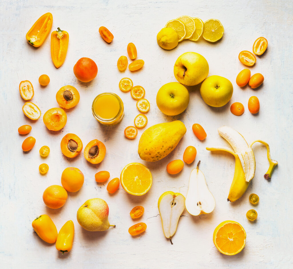 gelb,obst,gemüse,farbe,gesund,schön