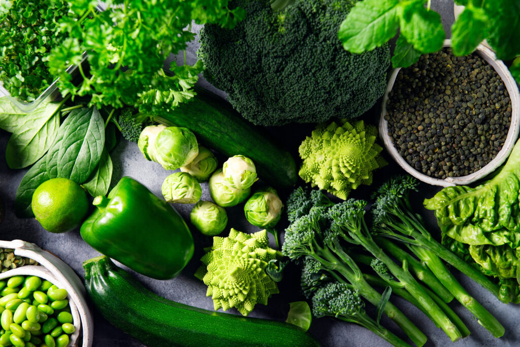 Gemüse, grünes Blattgemüse,Diabetes