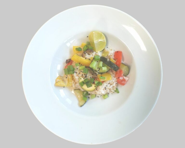 Gemüsecurry,Reis,Kokosmilch,vegan,cremig,gesund