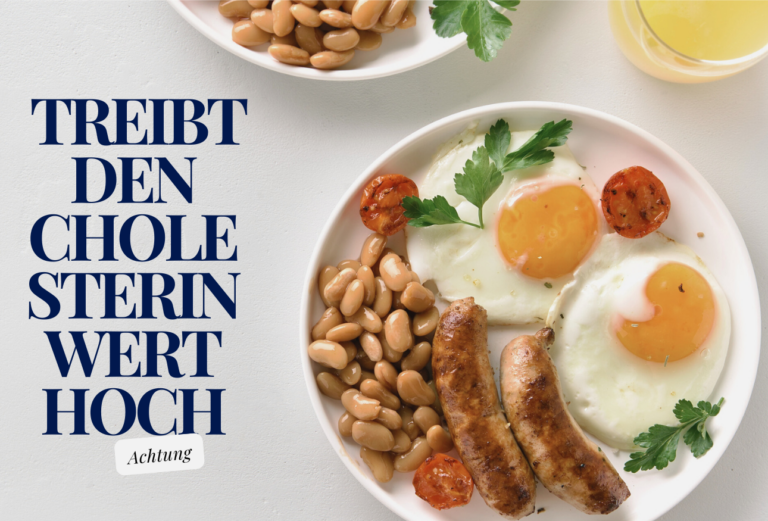 Lebensmittel mit viel Cholesterin >Tabelle