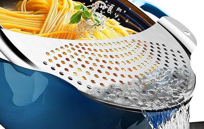 Kochtopfsieb,hilfe,Küche,Gadget,Nudeln,Topf,abgiessen