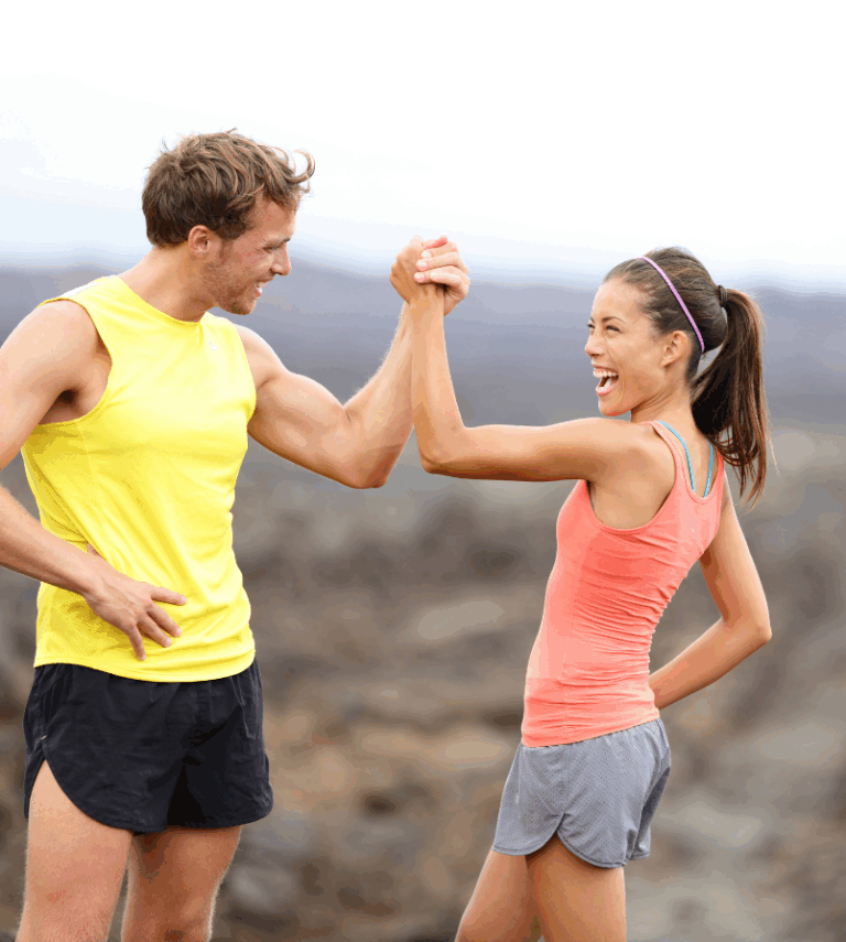 Paar,Sport,Kraft,Energie,Power,Stoffwechsel,gut,Ernährung,hilft,Mann,Frau
