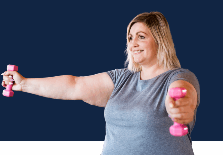 Frau,Muskel,Handeltreining, Stoffwechsel, Gewicht, hilft, gut