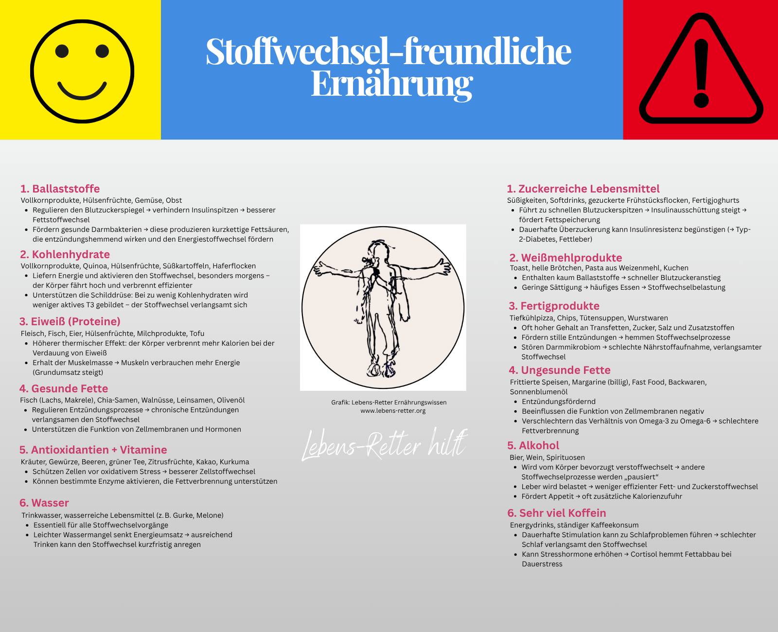 Stoffwechsel,Ernährung,Übersicht,Grafik,Boos,ankurbelen,Killer,Lebensmittel,Hilfe